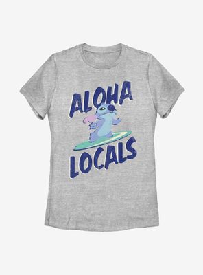 Disney Lilo And Stitch Aloha Locals Womens T-Shirt