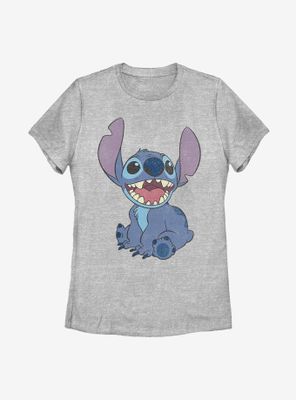 Disney Lilo And Stitch Basic Happy Womens T-Shirt