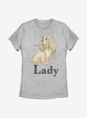 Disney Lady And The Tramp His Womens T-Shirt
