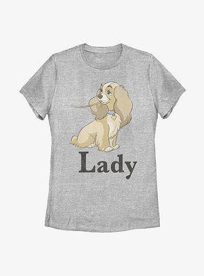 Disney Lady And The Tramp His Womens T-Shirt