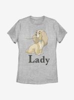 Disney Lady And The Tramp His Womens T-Shirt