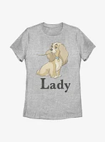 Disney Lady And The Tramp His Womens T-Shirt