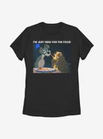 Disney Lady And The Tramp Meme Womens T-Shirt