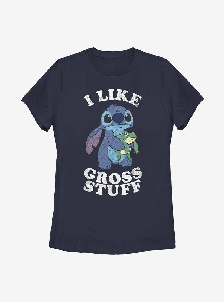 Disney Lilo And Stitch I Like Gross Stuff Womens T-Shirt