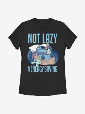 Disney Lilo And Stitch Lazy Energy Womens T-Shirt