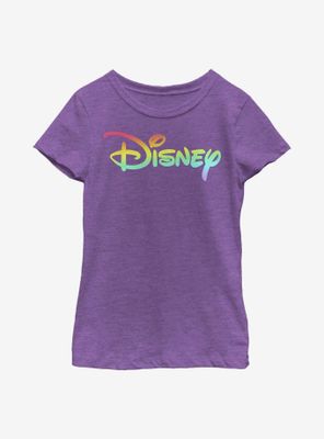 Disney Classic Rainbow Fill Youth Girls T-Shirt