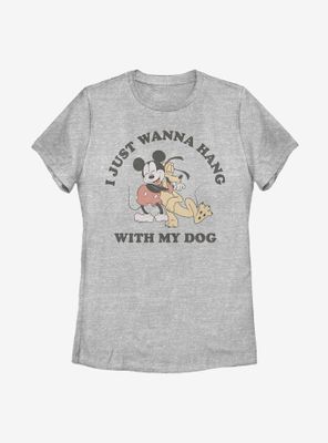 Disney Mickey Mouse Pluto Puppy Love Womens T-Shirt