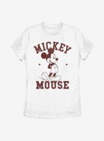 Disney Mickey Mouse Goes To College Womens T-Shirt