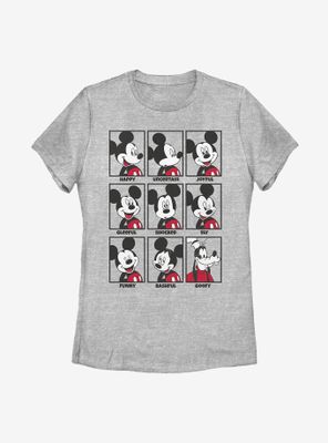 Disney Mickey Mouse Mood Womens T-Shirt