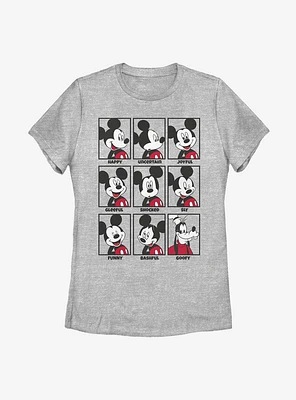 Disney Mickey Mouse Mood Womens T-Shirt