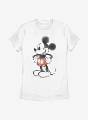 Disney Mickey Mouse Watercolor Womens T-Shirt