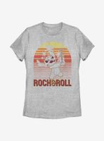 Disney Lilo And Stitch Rock Roll Womens T-Shirt