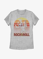 Disney Lilo And Stitch Rock Roll Womens T-Shirt