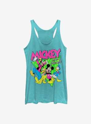 Disney Mickey Mouse Fab Four Womens Tank Top