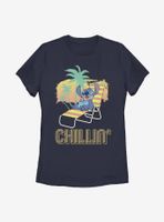 Disney Lilo And Stitch Chillin' Womens T-Shirt