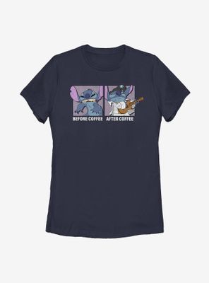 Disney Lilo And Stitch Coffee Womens T-Shirt