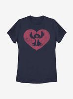 Disney Lilo And Stitch Heart Womens T-Shirt