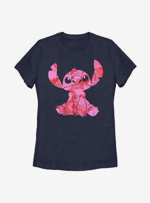 Disney Lilo And Stitch Heart Fill Womens T-Shirt