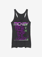 Disney Mickey Mouse Street Glow Womens Tank Top