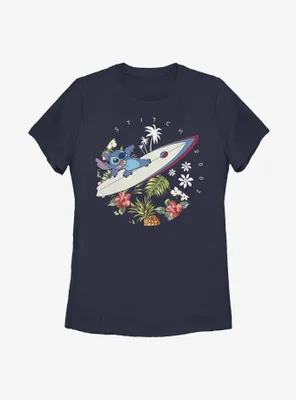 Disney Lilo And Stitch Surfer Dude Womens T-Shirt