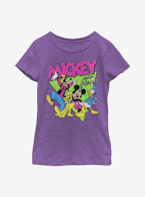Disney Mickey Mouse Fab Four Youth Girls T-Shirt