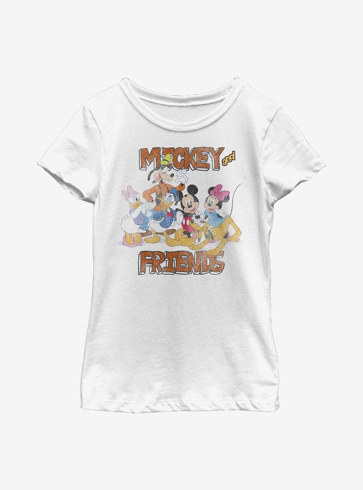 Disney Mickey Mouse And Friends Youth Girls T-Shirt