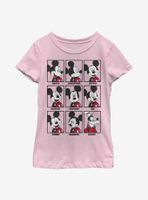 Disney Mickey Mouse Mood Youth Girls T-Shirt