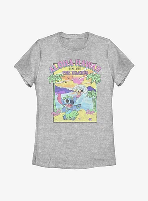 Disney Lilo And Stitch Visit The Islands Womens T-Shirt