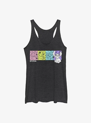 Disney Lilo And Stitch Box Womens Tank Top