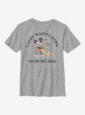 Disney Mickey Mouse Pluto Puppy Love Youth T-Shirt