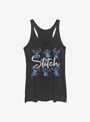 Disney Lilo And Stitch Poses Womens Tank Top