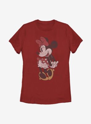 Disney Minnie Mouse Classic Vintage Womens T-Shirt