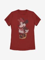 Disney Minnie Mouse Classic Vintage Womens T-Shirt