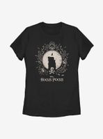 Disney Hocus Pocus Black Flame Womens T-Shirt
