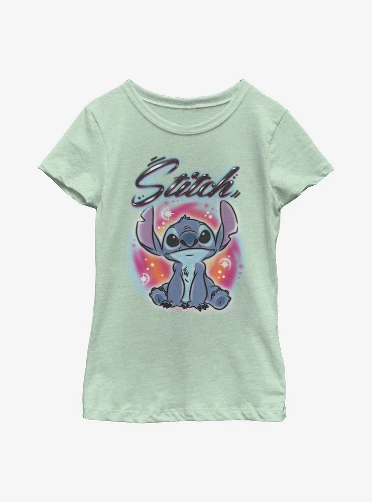 Disney Lilo And Stitch Airbrush Youth Girls T-Shirt