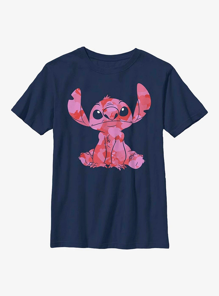 Disney Lilo And Stitch Heart Fill Youth T-Shirt