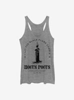 Disney Hocus Pocus Black Flame Candle Stamp Womens Tank Top