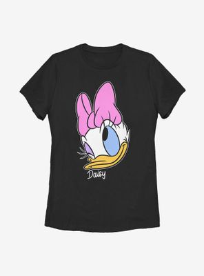 Disney Daisy Duck Classic Big Face Womens T-Shirt