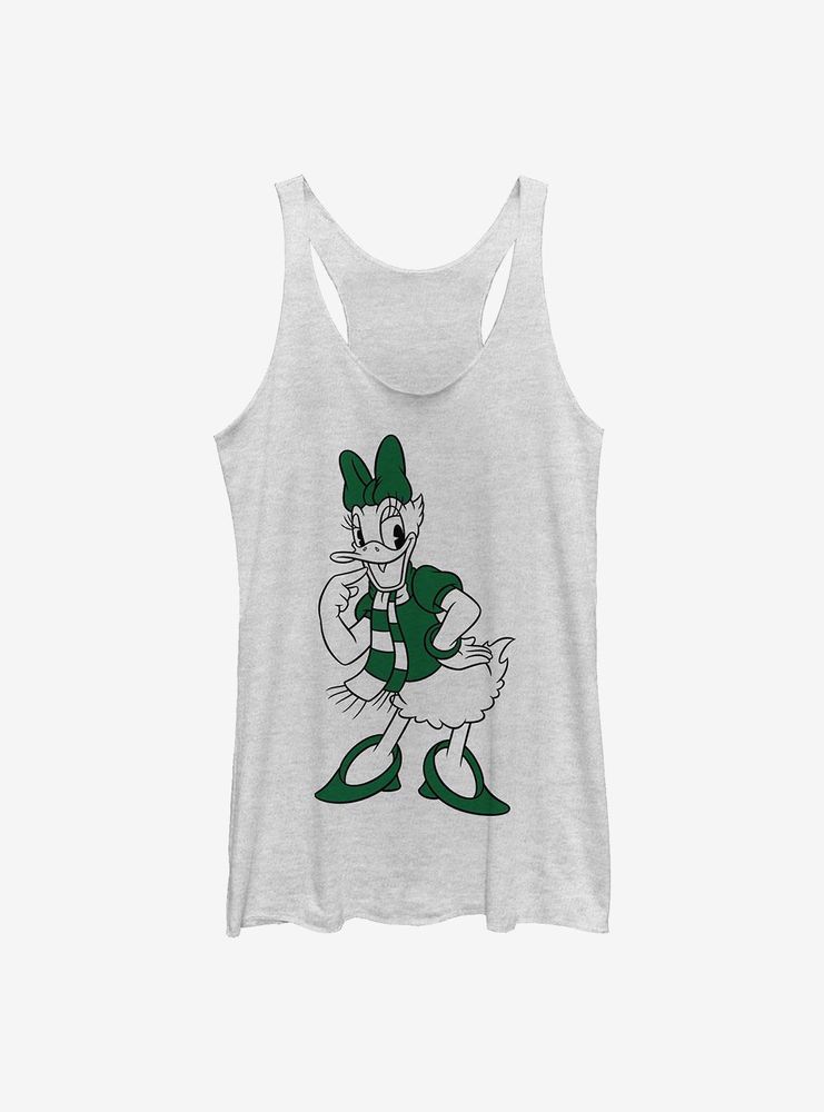 Disney Daisy Duck Pine Green Womens Tank Top