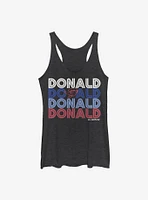 Disney Donald Duck Retro Stack Womens Tank Top