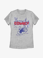 Disney Donald Ducks Comic Cover Womens T-Shirt