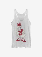 Disney Daisy Duck Snowflaked Womens Tank Top