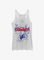 Disney Donald Ducks Comic Cover Womens Tank Top