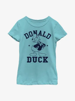 Disney Donald Duck Goes To College Youth Girls T-Shirt