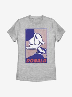 Disney Donald Duck Comic Pop Womens T-Shirt