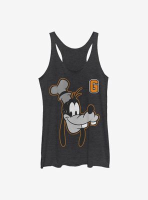 Disney Goofy Letter Goof Womens Tank Top