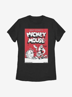 Disney Mickey Mouse Band Comic Womens T-Shirt