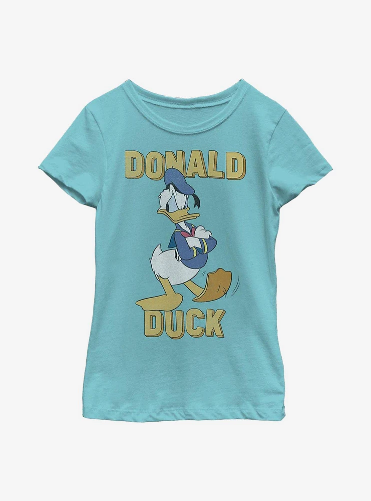 Disney Donald Duck Rage Youth Girls T-Shirt