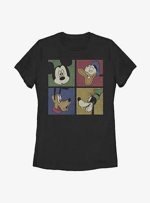 Disney Mickey Mouse Block Party Womens T-Shirt