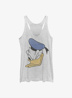 Disney Donald Duck Face Womens Tank Top